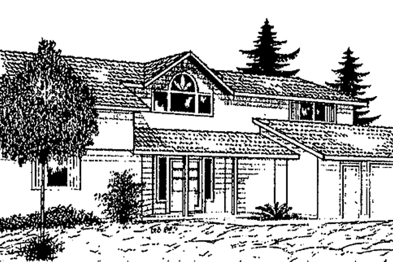 House Plan Design - Contemporary Exterior - Front Elevation Plan #60-763