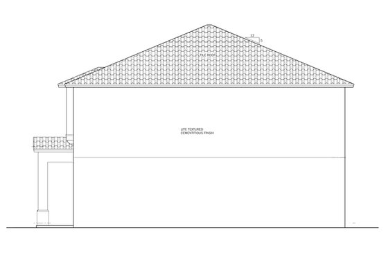 Exterior - Other Elevation for Mediterranean House Plan #1058-63 - 5 bed, 3 bath