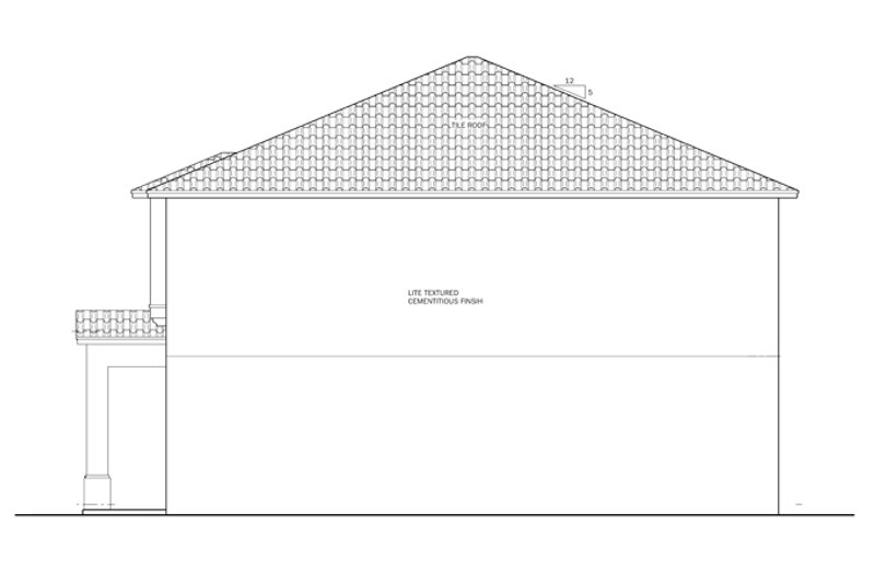 Home Plan - Exterior - Other Elevation for Mediterranean House Plan #1058-63 - 5 bed, 3 bath