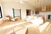 Farmhouse Style House Plan - 2 Beds 2 Baths 1188 Sq/Ft Plan #126-297 