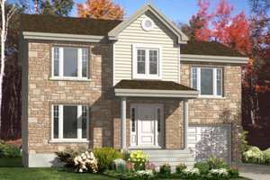 European Exterior - Front Elevation Plan #138-261