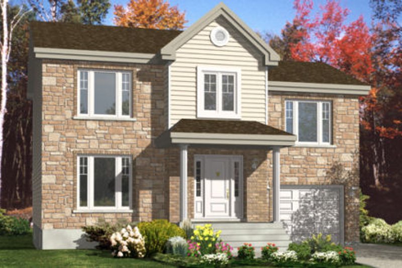 European Style House Plan - 3 Beds 1.5 Baths 1576 Sq/Ft Plan #138-261