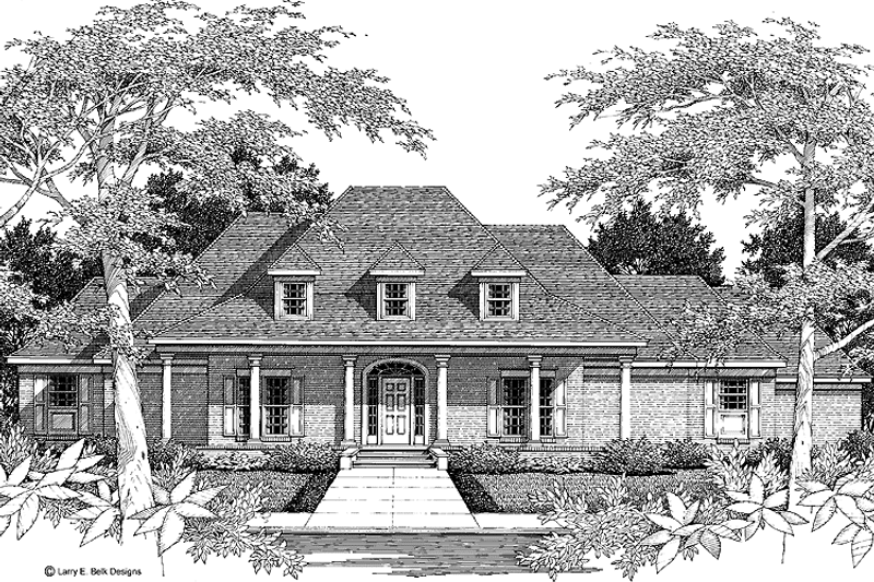Home Plan - Exterior - Front Elevation 3 for Country House Plan #952-154 - 3 bed, 2.5 bath