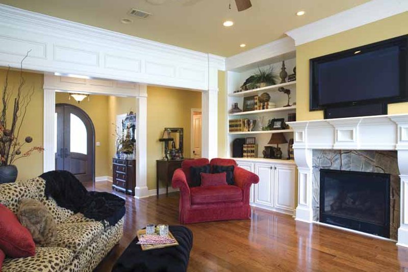 Architectural House Design - Interior - Family Room for Traditional House Plan #17-2775 - 4 bed, 4.5 bath