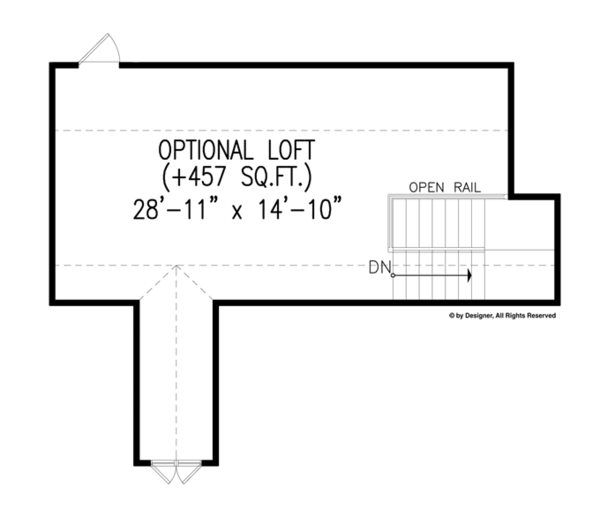 House Plan Design - Craftsman Floor Plan - Other Floor Plan #54-371