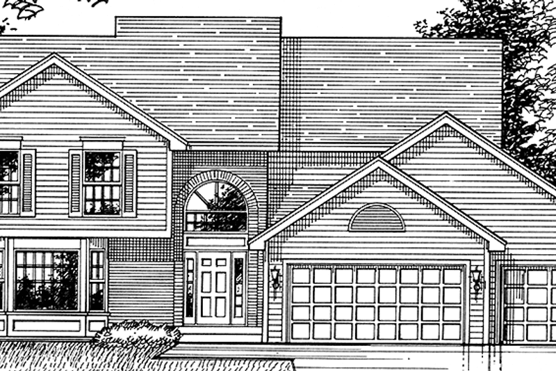 Dream House Plan - Exterior - Front Elevation 3 for Traditional House Plan #51-891 - 4 bed, 2.5 bath