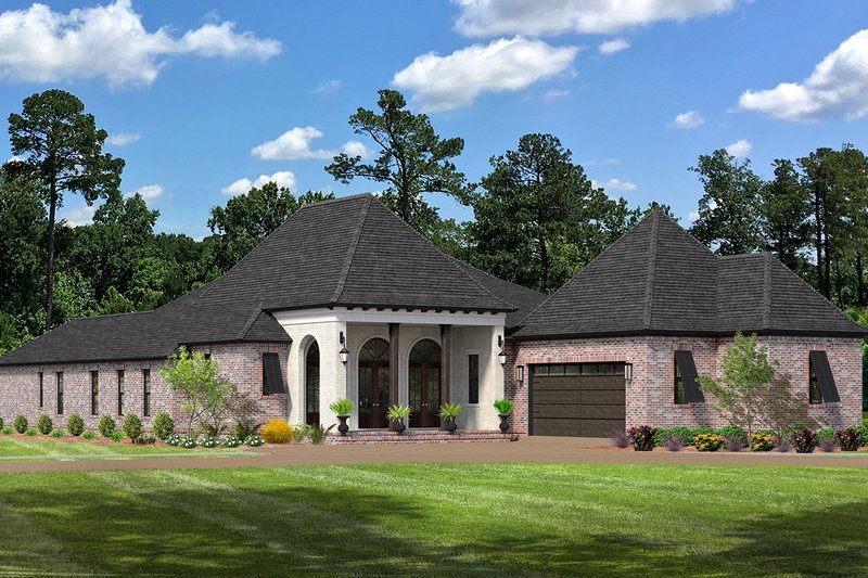 House Blueprint - Cottage Exterior - Front Elevation Plan #406-9663