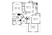 Colonial Style House Plan - 3 Beds 2.5 Baths 2004 Sq/Ft Plan #927-700 Floor 