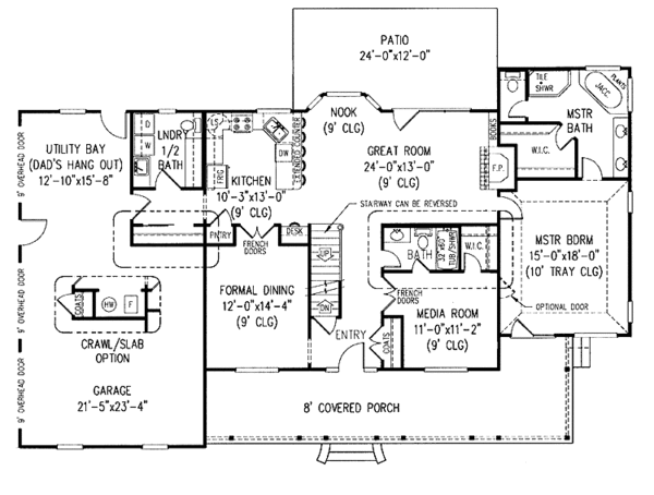 Home Plan - Victorian Floor Plan - Main Floor Plan #11-258