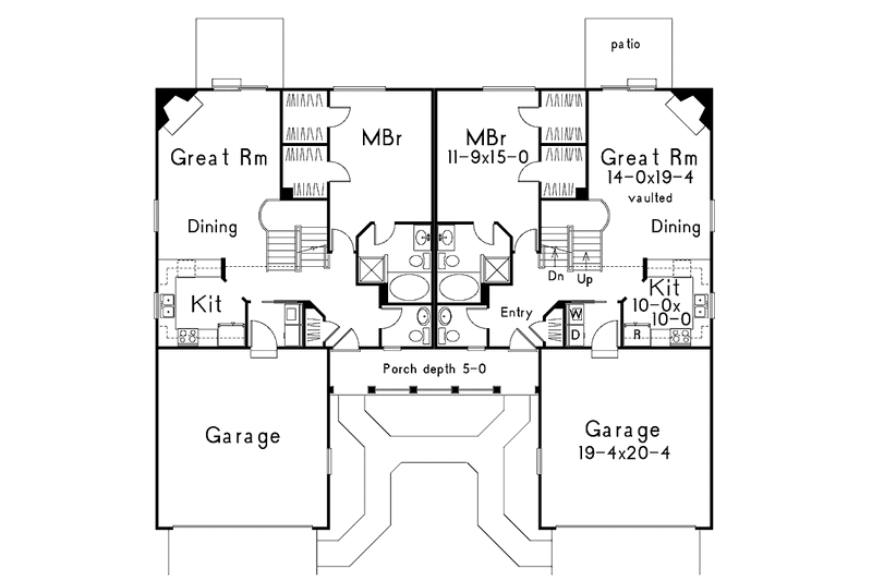 Dream House Plan - Floor Plan - Main Floor for Country House Plan #57-633 - 6 bed, 4 bath