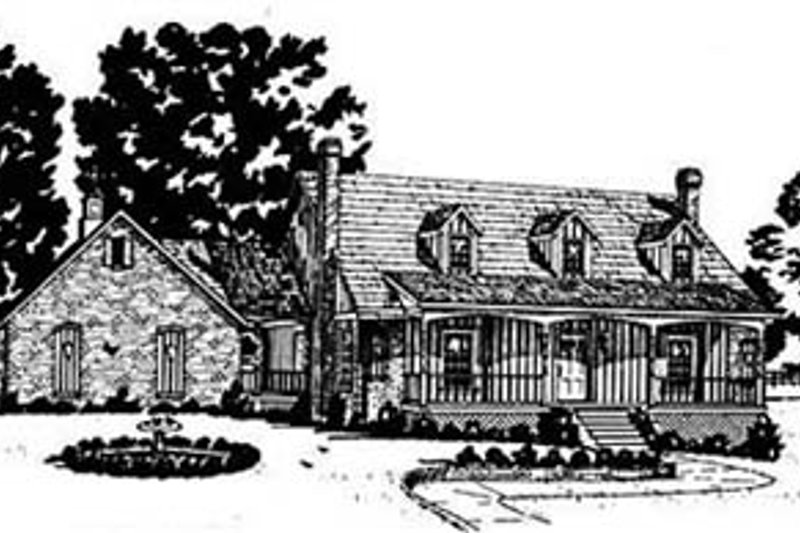Country Style House Plan - 4 Beds 2.5 Baths 2254 Sq/Ft Plan #36-197