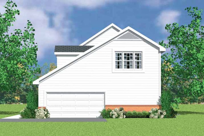 Home Plan - Exterior - Other Elevation for Colonial House Plan #72-1112 - 4 bed, 2 bath