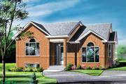 Traditional Style House Plan - 3 Beds 1 Baths 1132 Sq/Ft Plan #25-1017 