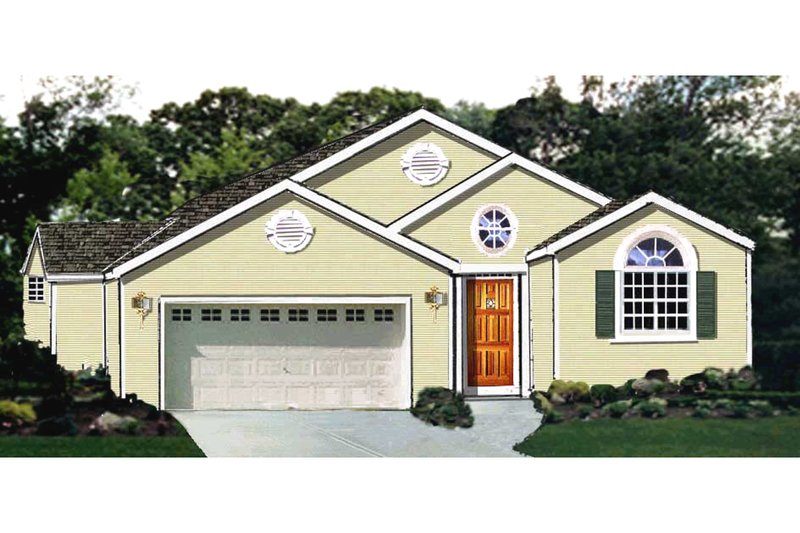 Dream House Plan - Traditional Exterior - Front Elevation Plan #3-134