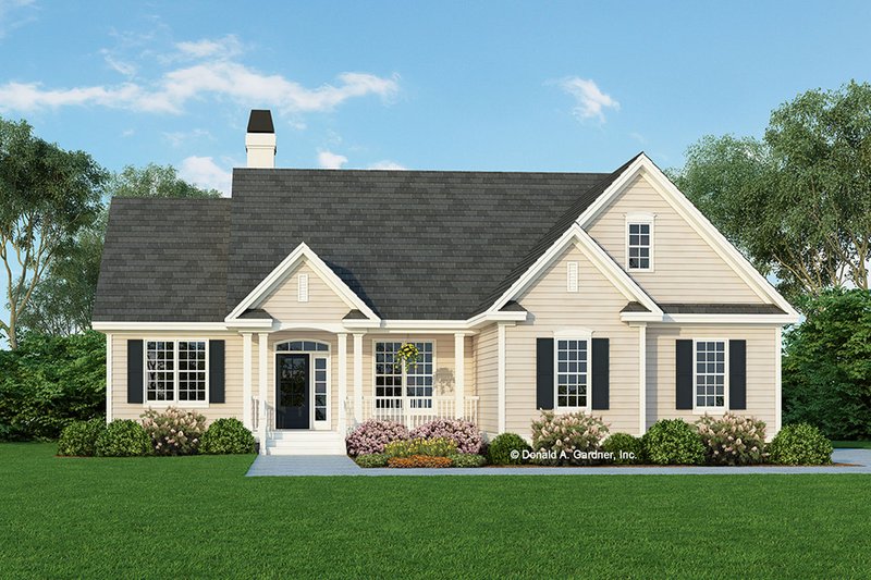 Dream House Plan - Ranch Exterior - Front Elevation Plan #929-478