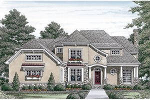 Exterior - Other Elevation for Craftsman House Plan #453-14 - 4 bed, 4.5 bath
