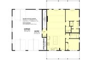 Barndominium Style House Plan - 2 Beds 2 Baths 1260 Sq/Ft Plan #430-403 Floor 