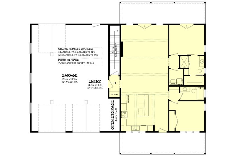 House Plan Design - Floor Plan - Other Floor for Barndominium House Plan #430-403 - 2 bed, 2 bath