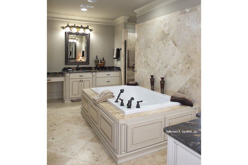 Architectural House Design - Interior - Master Bathroom 1 for Country House Plan #929-556 - 4 bed, 3 bath