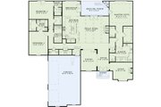 European Style House Plan - 3 Beds 3.5 Baths 2998 Sq/Ft Plan #17-2501 