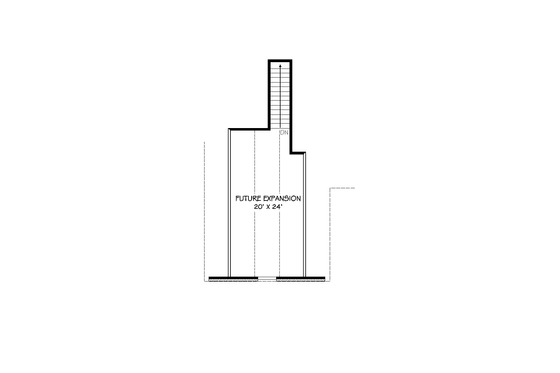 Floor Plan - Upper Floor for Traditional House Plan #424-301 - 3 bed, 2 bath