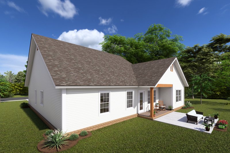 House Plan Design - Exterior - Other Elevation 1 for Cottage House Plan #513-2089 - 3 bed, 2 bath