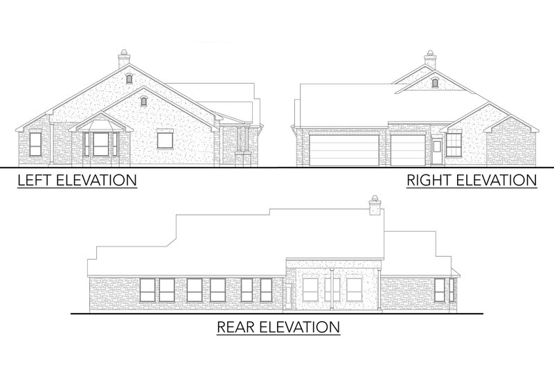 Home Plan - Exterior - Other Elevation for Country House Plan #80-176 - 4 bed, 3 bath