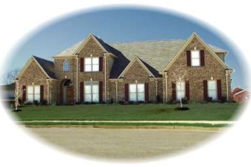 Exterior - Front Elevation 2 for Colonial House Plan #81-1579 - 3 bed, 3 bath