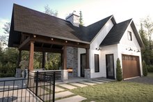 House Blueprint - Farmhouse Exterior - Front Elevation Plan #23-2829