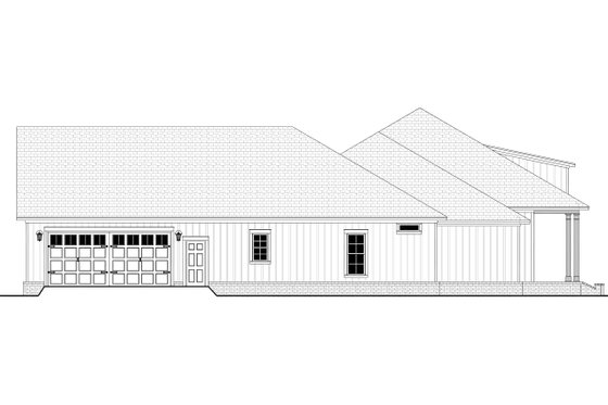 Exterior - Other Elevation 1 for Southern House Plan #430-216 - 3 bed, 2.5 bath