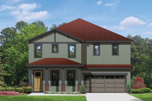Exterior - Front Elevation 3 for Craftsman House Plan #1058-69 - 4 bed, 3 bath
