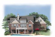 Traditional Style House Plan - 4 Beds 3 Baths 2569 Sq/Ft Plan #929-829 