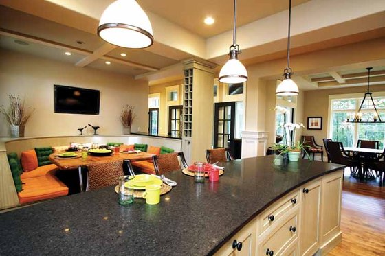 Interior - Kitchen 1 for European House Plan #928-178 - 4 bed, 3.5 bath