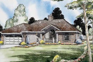 Traditional Exterior - Front Elevation Plan #312-323