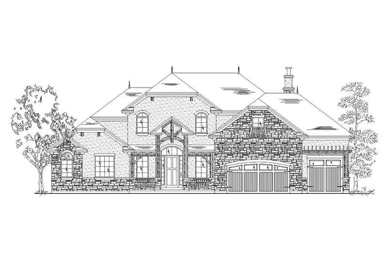 Home Plan - Exterior - Front Elevation 3 for Craftsman House Plan #945-69 - 4 bed, 3.5 bath