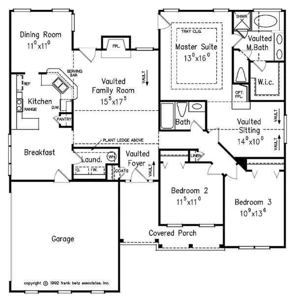 House Design - Country Floor Plan - Main Floor Plan #927-145
