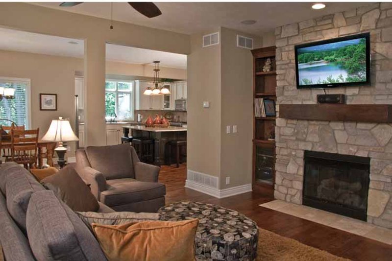 Dream House Plan - Interior - Family Room 3 for Tudor House Plan #928-234 - 4 bed, 2.5 bath