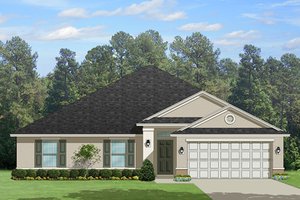 Traditional Exterior - Front Elevation Plan #1058-120