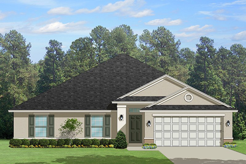 Home Plan - Traditional Exterior - Front Elevation Plan #1058-120