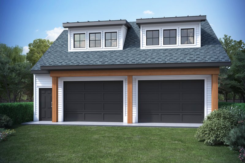 House Blueprint - Farmhouse Exterior - Front Elevation Plan #1073-43