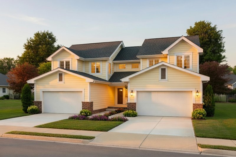 House Plan Design - Exterior - Front Elevation 2 for Traditional House Plan #20-2064 - 3 bed, 2.5 bath