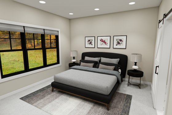 Interior - Master Bedroom 1 for Farmhouse House Plan #51-1392 - 3 bed, 2.5 bath