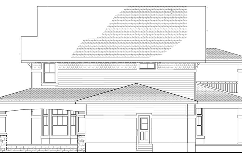 Architectural House Design - Exterior - Other Elevation 1 for Craftsman House Plan #1058-79 - 3 bed, 3 bath