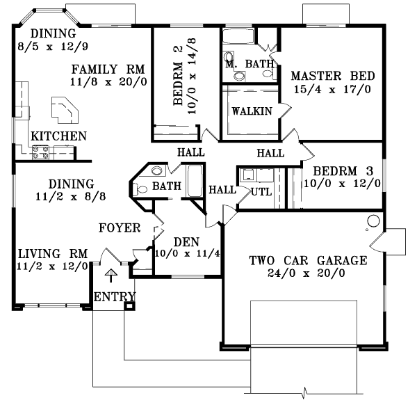 Floor Plan - Main Floor Plan #1-1392