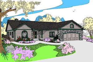 Home Plan - Traditional Exterior - Front Elevation Plan #60-651