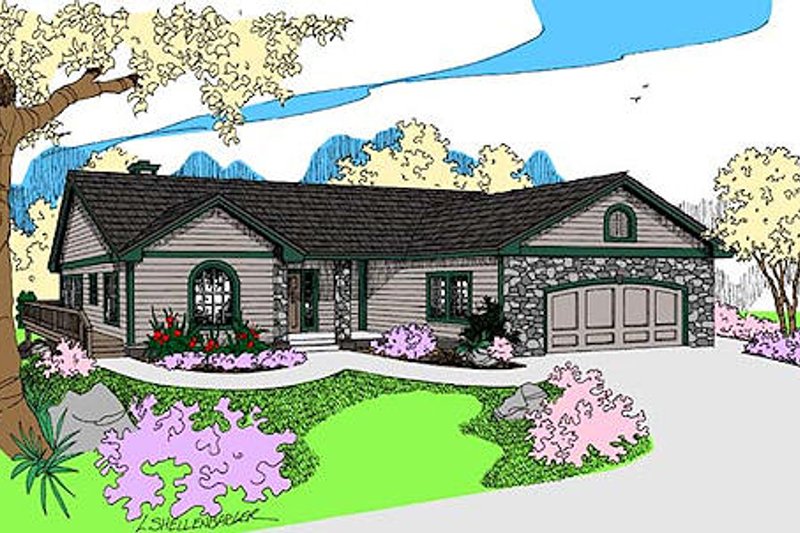 Dream House Plan - Traditional Exterior - Front Elevation Plan #60-651