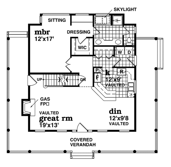 Home Plan - Victorian Floor Plan - Main Floor Plan #47-907