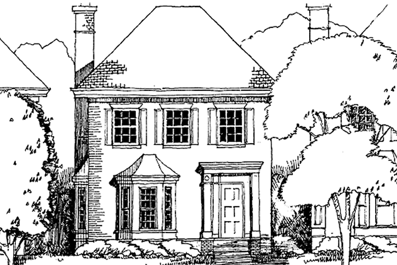 Architectural House Design - Country Exterior - Front Elevation Plan #978-3
