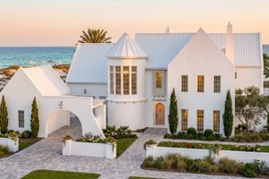 Dream House Plan - Exterior - Front Elevation for Beach House Plan #455-810 - 5 bed, 7 bath