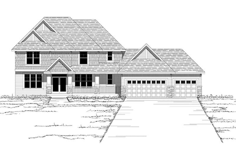 Home Plan - Traditional Exterior - Front Elevation Plan #51-1109
